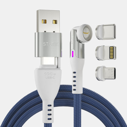 Statik® 360 Pro | 100W Universal Charge & Data Cable
