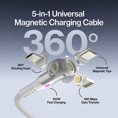 Statik® 360 Pro | 100W Universal Charge & Data Cable