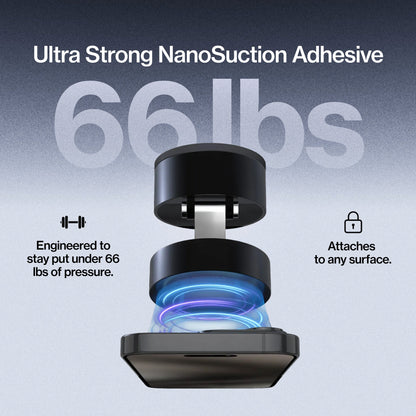 HyperMount (Gen 2) | Vacuum Car Mount | Compatible with All Smart Phones | iPhone or Android