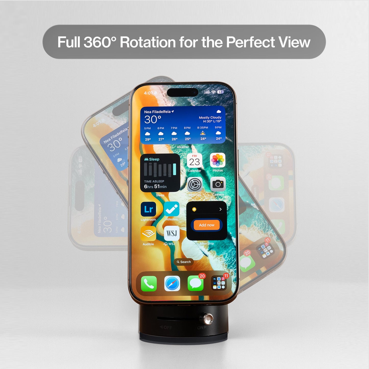 HyperMount (Gen 2) | Vacuum Car Mount | Compatible with All Smart Phones | iPhone or Android